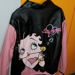 betty boop leather jacket